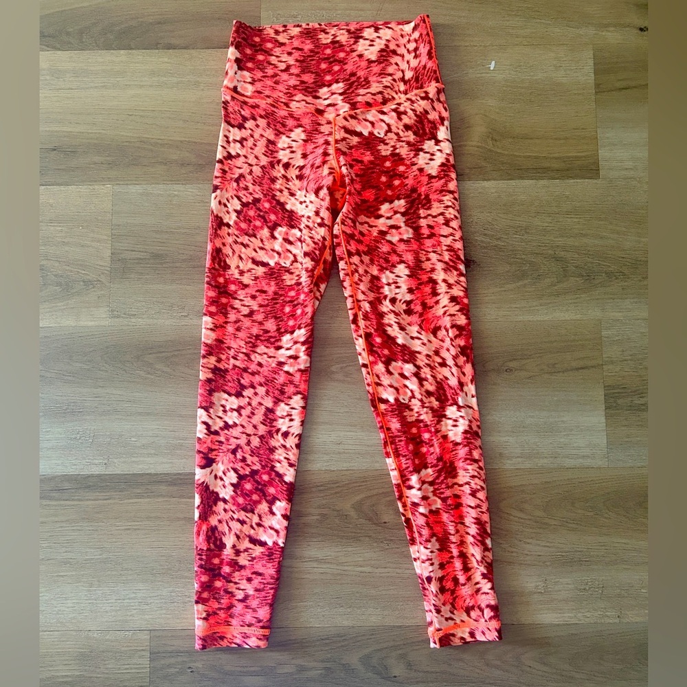 Offline by Aerie Real Me Xtra 7/8 Legging,High Rise – Pink/Red Print, XS – NWOT